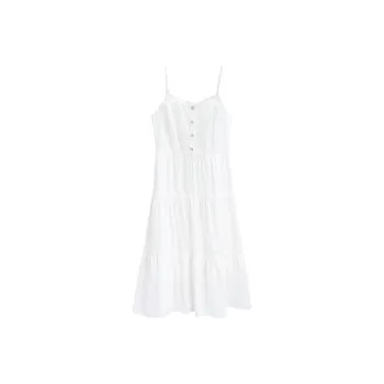 Love To Serve Slip Dress Women's White