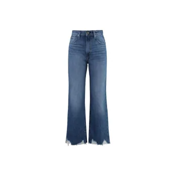 FRAME The Relaxed Frayed Hem Jeans