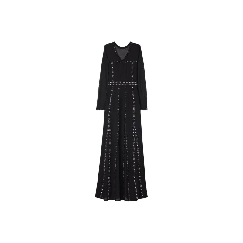 St. John SS24 Long-Sleeved Dresses Women's Black-0