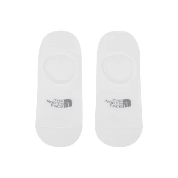THE NORTH FACE No Show Socks Men's 1 Pack White