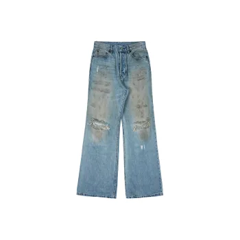 FAIRFAFO Jeans Women's Medium Blue