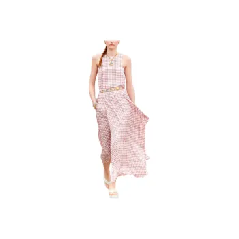 CHANEL Sleeveless Dress Women's Pink