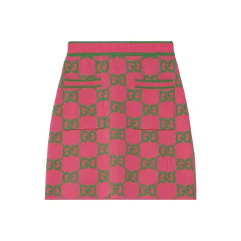 GUCCI SS23 Casual Short Skirts Women's Fuchsia