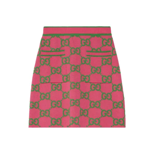 GUCCI SS23 Casual Short Skirts Women's Fuchsia