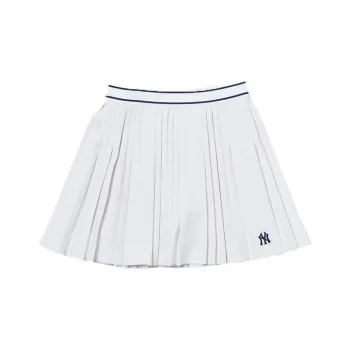 MLB New York Yankees Casual Short Skirts Women's Cream