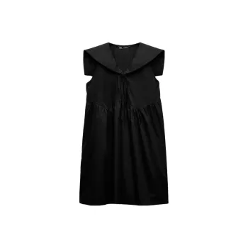 ZARA Trf Sleeveless Dress Women's Black