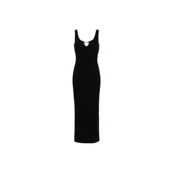 Blumarine Bow detailed Maxi Dress