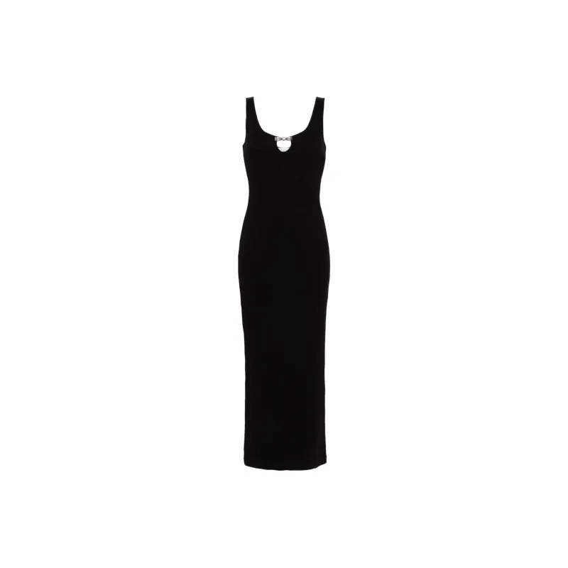 Blumarine Bow detailed Maxi Dress-0
