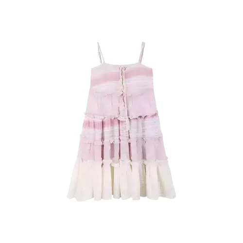 IQC Slip Dresses Women's Pink