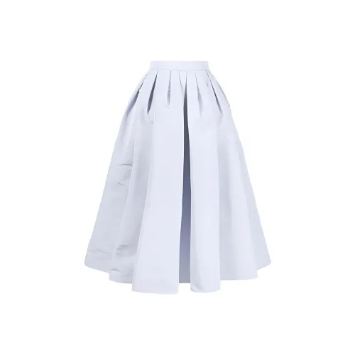 Alexander McQueen Casual Long Skirts Women's Light Blue