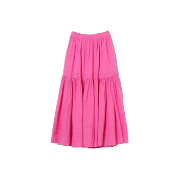Beams Casual Long Skirts Women's Pink