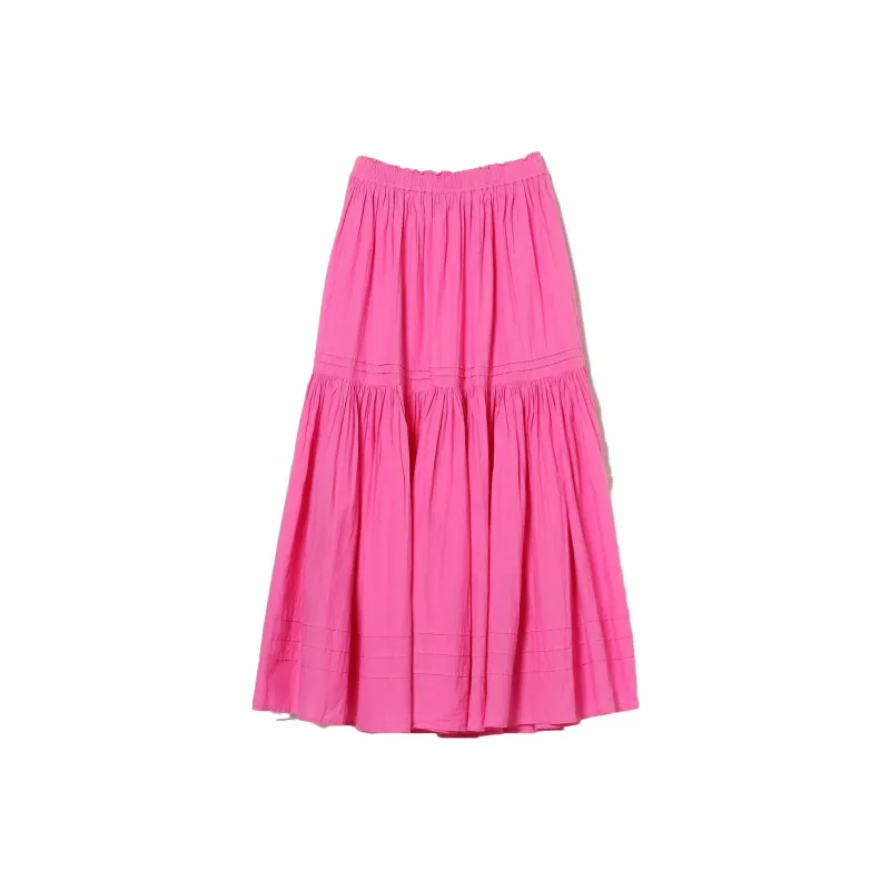 Beams Casual Long Skirts Women's Pink-0