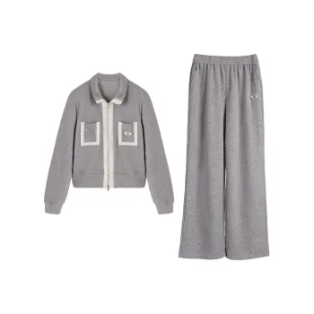 XIANGYING Casual Suit Women's Gray
