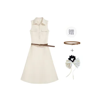 PAVEA Sleeveless Dresses Women's