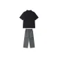 Jet Black Top+Silent Gray Bottom