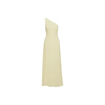 PRINCESS POLLY ANALUISA ONE SHOULDER MAXI DRESS Sleeveless Dress Women's YELLOW/Yellow