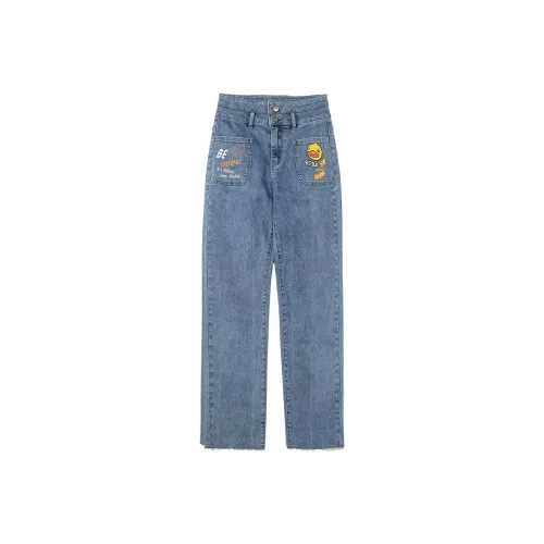 B.Duck Jeans Women's Light Denim Blue