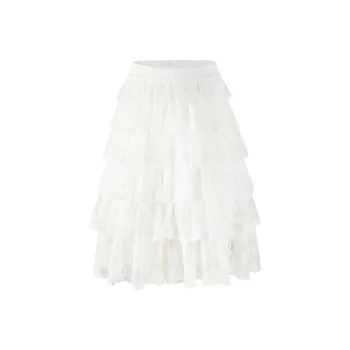HERLIAN Casual Short Skirts Women's White