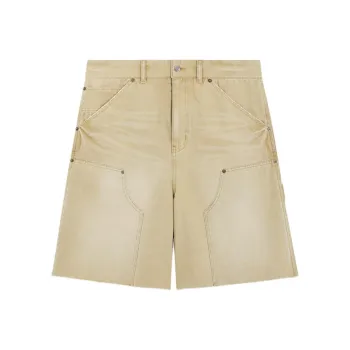 WE11DONE SS24 Denim Shorts Women's Beige