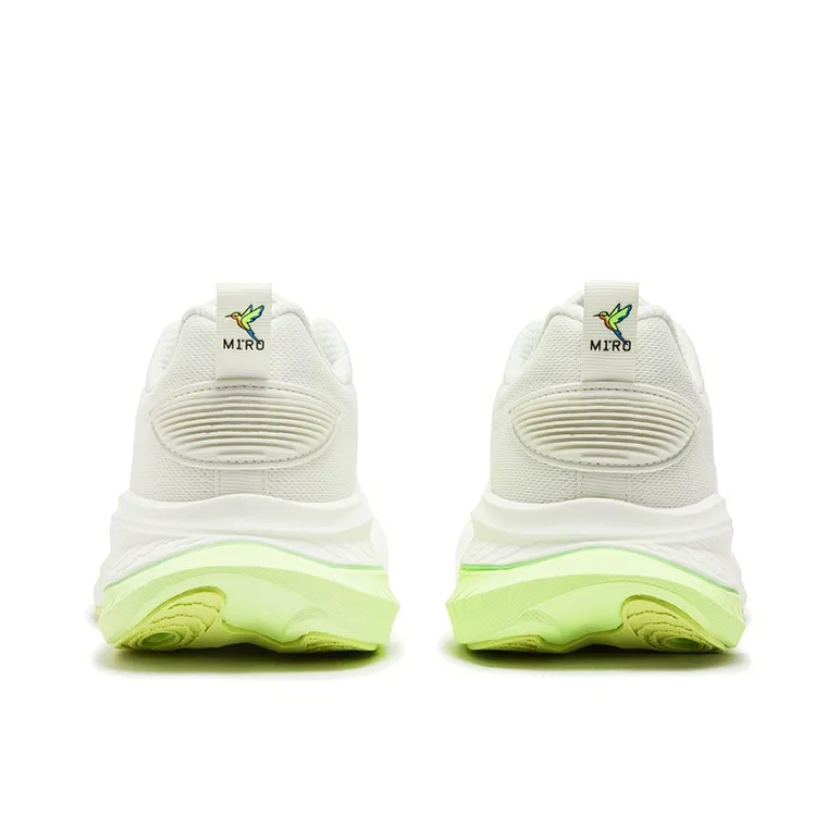 361° Shock Absorbers Slip Resistant Breathable Low Top Casual Running Shoes Men's Feather White-3
