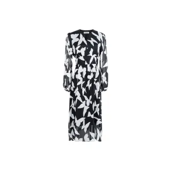 MISSSHINE Long Sleeved Dresses Women's Black