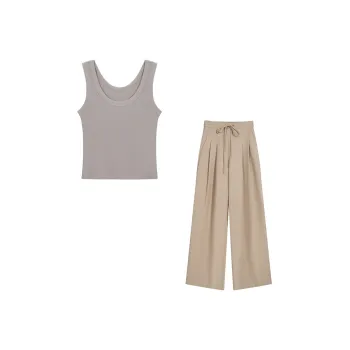 PLANE DRIFT Casual Suit Women's Khaki