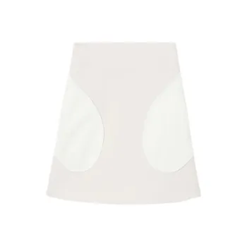 Burberry Casual Short Skirts Women's White