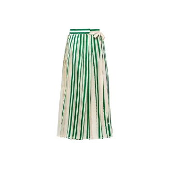 PRADA Casual Long Skirts Women's Green