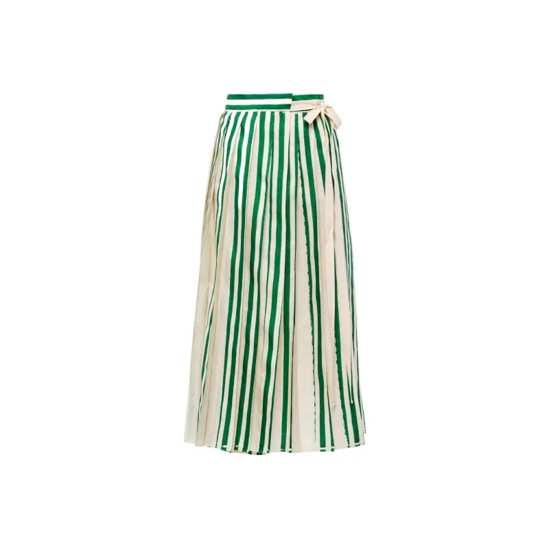PRADA Casual Long Skirts Women's Green-0