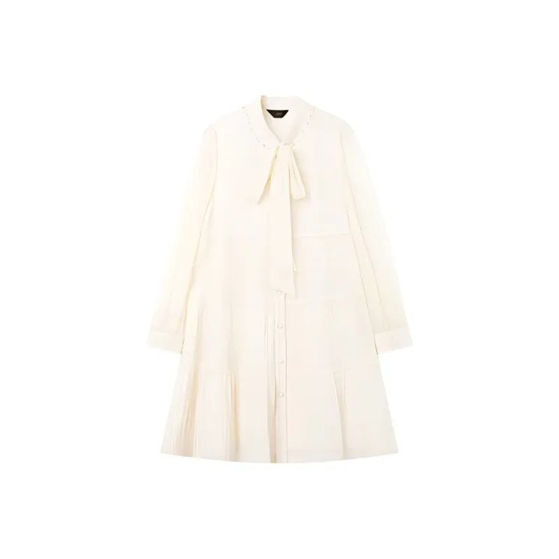 KAISER Long Sleeved Dress Women's Apricot-0