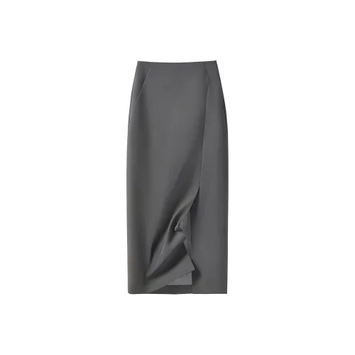Cypress House Casual Long Skirts Women's Dark Gray