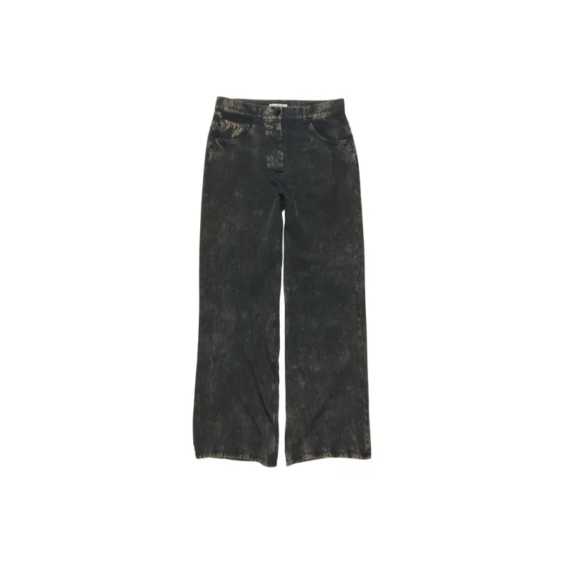 Acne Studios Printed Trousers 'Black/Beige'-0