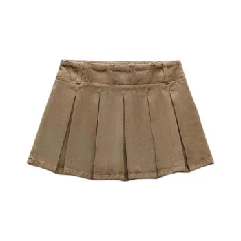 ZARA Casual Short Skirts Women's Brown