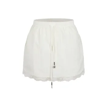 Barb Chill Casual Short Skirts Women's Ecru