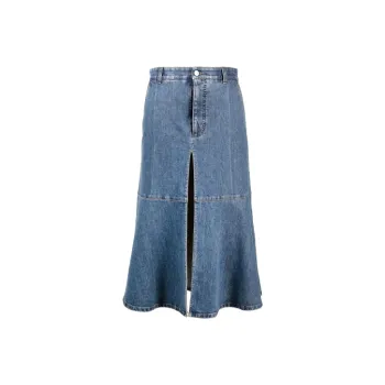 Stella McCartney Denim Short Skirts Women's Blue