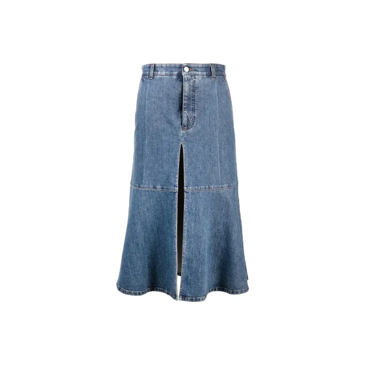 Stella McCartney Denim Short Skirts Women's Blue-0