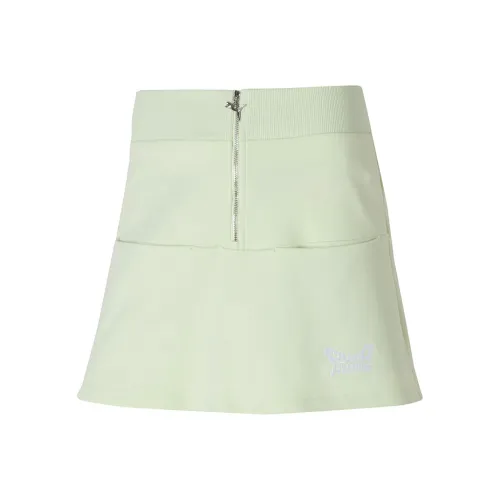 PUMA SS24 Casual Short Skirts Women's Green