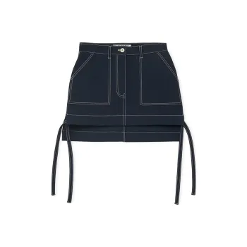 LOEWE Casual Short Skirts Women's Dark Blue