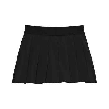 Victoria's Secret PINK TECH STETCH PLEATED TEN/Black Casual Short Skirts Women's Black