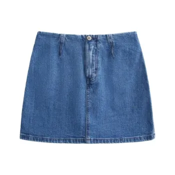 Hollister Denim Short Skirts Women's Blue
