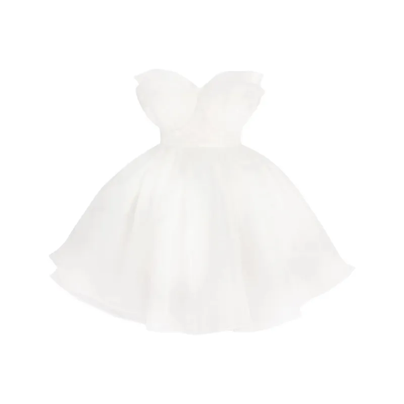 Selkie Collection SS24 Sleeveless Dress Women's Ivory White-0