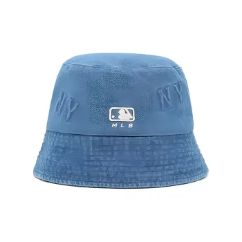 MLB Cotton Bucket Hats Unisex Light Blue/Indigo