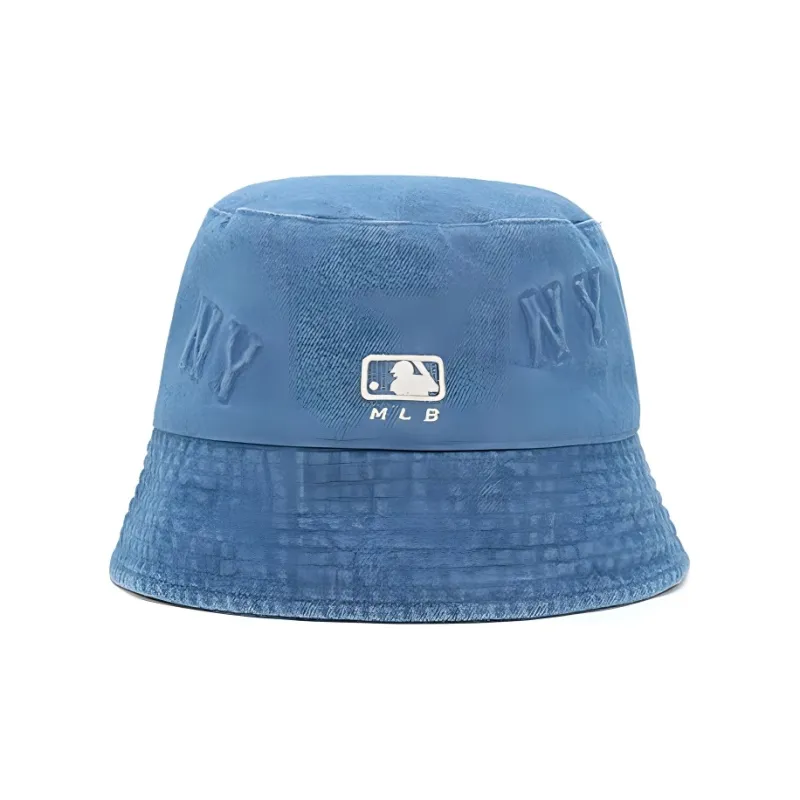 MLB Cotton Bucket Hats Unisex Light Blue/Indigo-0