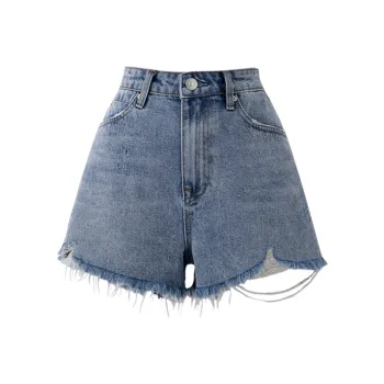 SOON FLOWER Denim Shorts Women's Blue