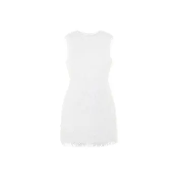 Anna Quan Feather-detailing Mini Dress