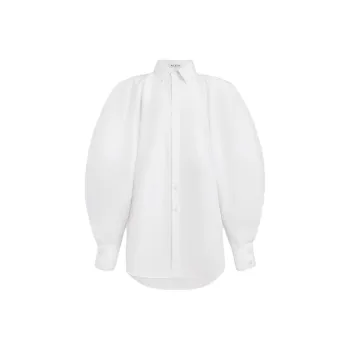 Alaia Balloon Sleeved Poplin Shirt