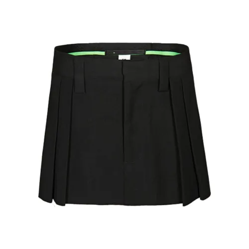 SANKUANZ 블랙 여성 캐주얼 숏 스커트