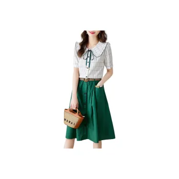 TERRE BLEUE Skirt Set Women's Green