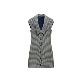 ZARA Sleeveless Dress Women's Brown