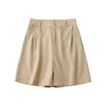 YIRANCHUN Casual Shorts Women's Khaki
